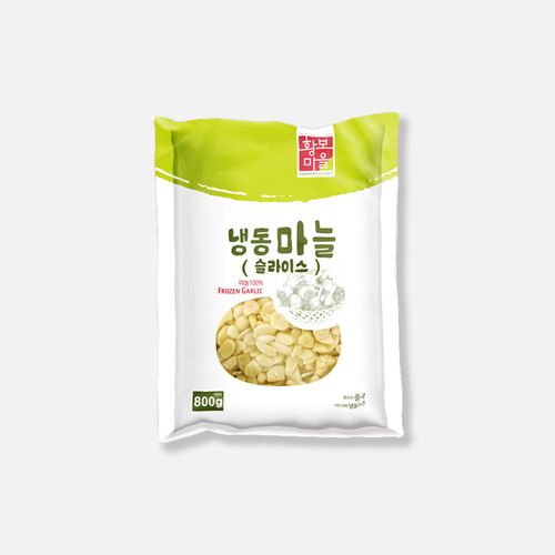 청우 수입 냉동 슬라이스 편 마늘 800g의 썸네일