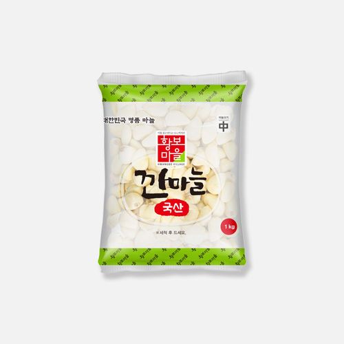 청우 (중) 국산 깐마늘 1kg의 썸네일